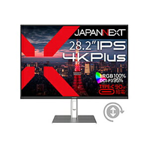 JAPANNEXT USB-Cڑ PCj^[ JN-282IPS4KP-HSP-C90W m28.2^ /4K+(3840×2560j /Ch /60Hzn JN282IPS4KPHSPC90