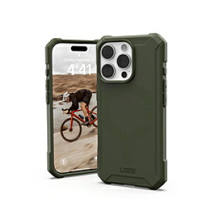 UAG iPhone 16 Pro �ϏՌ��P�[�X MAGSAFE�Ή� ESSENTIAL ARMOR �I���[�u UAG-IPH24MA-EMS-OL UAG-IPH24MA-EMS-OL �y864�z