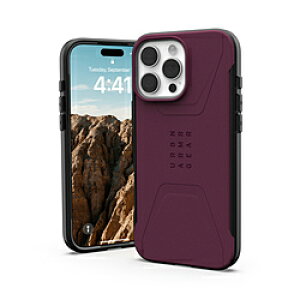 UAG iPhone 16 Pro Max �ϏՌ��P�[�X MAGSAFE�Ή� CIVILIAN �{���h�[ UAG-IPH24LA-CMS-BD UAG-IPH24LA-CMS-BD