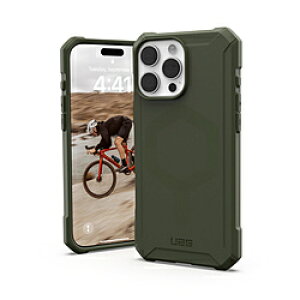 UAG iPhone 16 Pro Max �ϏՌ��P�[�X MAGSAFE�Ή� ESSENTIAL ARMOR �I���[�u UAG-IPH24LA-EMS-OL UAG-IPH24LA-EMS-OL