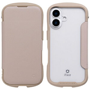 HAMEE iPhone 16i6.1C`jiFace Reflection _CA[ |J[{l[g NAP[X iFace x[W 41-980309 IP16IFACERFTDBE