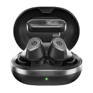 SteelSeries 61680J �Q�[�~���O�w�b�h�Z�b�g Arctis GameBuds �u���b�N �m���C�����X�iBluetooth�{USB-C�j /���� /�C���z���^�C�v�n 61680J