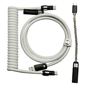 GRAPHT �L�[�{�[�h�P�[�u�� [USB-C �� USB-A(PC��) /0.12�{0.345�{1.15m] ���C�e�B���O�R�C���P�[�u��Ultra �z���C�g GRT052-WHT-ONE GRT052-WHT-ONE �y864�z