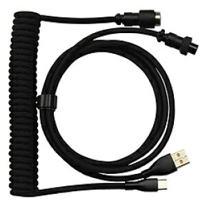 GRAPHT �L�[�{�[�h�P�[�u�� [USB-C �� USB-A(PC��) /0.34�{1.5m] �R�C���P�[�u�� �u���b�N GRT053-BLK-ONE GRT053-BLK-ONE