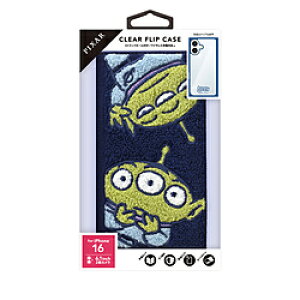 PGA iPhone 16�p �N���A�t���b�v�P�[�X Premium Style �G�C���A�� PG-D24ACF06LGM PGD24ACF06LGM