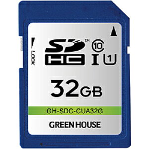 GREEN HOUSE(O[nEX) SDHC[J[h UHS-I NX10 32G GH-SDC-CUA32G mClass10 /32GBn GHSDCCUA32G