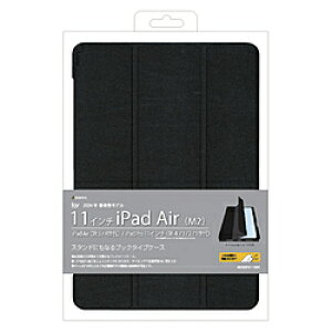 ���X�^�o�i�i 11�C���`iPad Air�iM2�j�A10.9�C���` iPad Air�i��5/4����j�A11�C���` iPad Pro�i��4/3/2/1����j�p �蒠�P�[�X �X�^���h�@�\ �X���[�v�@�\�Ή� �y���V���z���_�[ �u���b�N 8038IPA11BBK 8038IPA