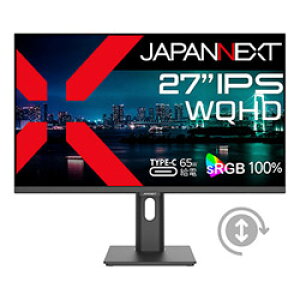 JAPANNEXT USB-Cڑ PCj^[ yrbNJO[vz JN-i271Q-HSPC6 m27^ /WQHD(2560×1440j /Ch /100Hzn JNi271QHSPC6