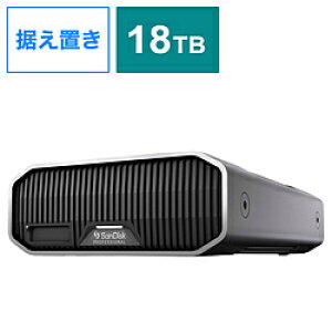 SANDISKPROFESSIONAL SDPHG1H-018T-SBAAD �O�t��HDD Thunderbolt�iUSB-C�j�ڑ� G-DRIVE PROJECT(Mac�Ή�) �m18TB /�����u���^�n SDPHG1H018TSBAAD