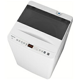 Hisense(ハイセンス) 全自動洗濯機 ホワイト HW-T60J ［洗濯6.0kg /簡易乾燥(送風機能) /上開き］ HWT60J 【お届け日時指定不可】