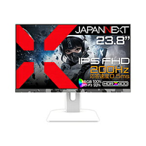 JAPANNEXT JN-IPS238G200F-Camo-W �Q�[�~���O���j�^�[ �J���t���[�W���z���C�g �m23.8�^ /�t��HD(1920×1080) /���C�h /200Hz�n JNIPS238G200FCamoW