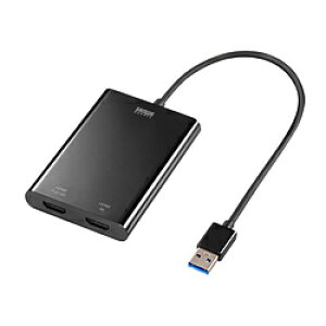 SANWA SUPPLY(TTvC) fϊA_v^ [USB-A IXX HDMIx2] USB-CVU3HD5 USBCVU3HD5