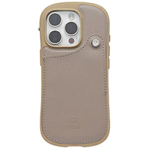 HAMEE [iPhone 16 Pro��p]iFace First Class �J�[�h�|�P�b�g�P�[�X iFace �O���[ 41-984994 IP16PIFACECARDGY