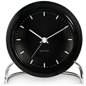 �C���e�b�N �u�����v City Hall Table Clock 11cm black �����ՁF�u���b�N AJ43673 AJ43673