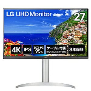 LG(GW[) PCj^[ LG UHD Monitor 4K 27UP650K-W m27^ /4K(3840×2160j /Ch /60Hzn 27UP650K-W