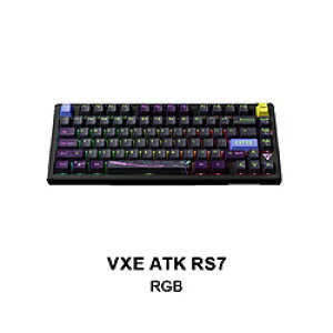 VXE �Q�[�~���O�L�[�{�[�h(���s�b�h�g���K�[�Ή�) ATK RS7 RGB(�p��z��) VXE-ATKRS7-RGB �m�L�� /USB�n VXEATKRS7RGB