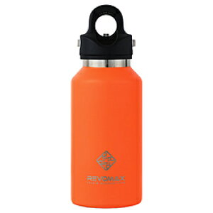 REVOMAX 炭酸対応真空断熱ボトル DWF-12014B-JP-V3 ネオンオレンジ 12oz 355ml