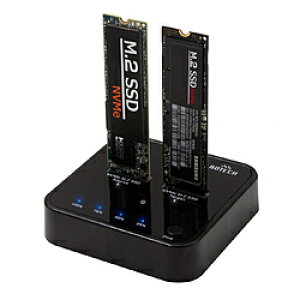 ITPROTECH AOK-NVMECL-20G SSD�X�^���h USB-C�ڑ� �N���[���@�\(Mac/Windows11�Ή�) �u���b�N �mM.2�Ή� /NVMe /2��n AOKNVMECL20G