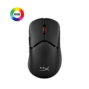 HYPERX �Q�[�~���O�}�E�X Pulsefire Saga Pro Wireless �u���b�N A2PB2AA �m���w�� /�L���^����(���C�����X) /6�{�^�� /Bluetooth�EUSB�n A2PB2AA