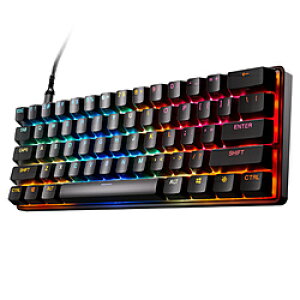SteelSeries �Q�[�~���O�L�[�{�[�h(���s�b�h�g���K�[�Ή�) Apex Pro Mini Gen 3 �u���b�N 64918 �m�L�� /USB�n 64918 [�U���s��]