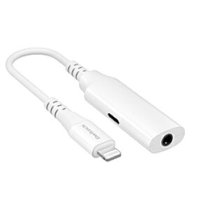 Owltech(�I�E���e�b�N) Lightning�I�[�f�B�I�ϊ��P�[�u�� �z���C�g OWL-CBLTF35LT02-WH OWLCBLTF35LT02WH