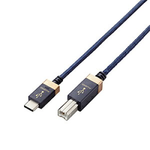 ELECOM(�G���R��) 1.0m AV�P�[�u�� Type-B to Type-C�P�[�u�� DH-CB10 �m1.0m�n DHCB10
