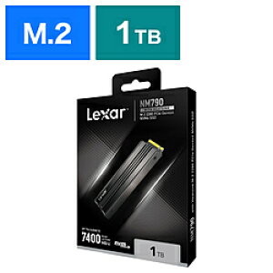 LEXAR ����SSD PCI-Express�ڑ� Lexar NM790 with Heatsink M.2 SSD LNM790X001T-RN9NG �m1TB /M.2�n LNM790X001T-RN9NG