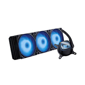 KuroutoShikou(玄人志向) 水冷CPUクーラー 120mmファンx3 [LGA115x/1200/1700/1851・AM5/AM4] LED有り ブラック KURO-AIOWC360L/V2 KUROAIOWC360LV2 【864】