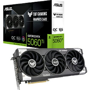 ASUS(�G�C�X�[�X) �O���t�B�b�N�{�[�h TUF Gaming GeForce RTX 5060 Ti 16GB GDDR7 OC Edition TUF-RTX5060TI-O16G-GAMING �mGeForce RTX�V���[�Y /16GB�n TUFRTX5060TIO16GG [�U���s��] [����s��]