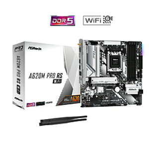 ASRock(AXbN) }U[{[h A620M Pro RS WiFi mMicroATXn A620MPRORSWIFI