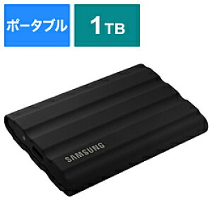 SAMSUNG(TX) MU-PE1T0S-IT OtSSD USB-C{USB-Aڑ Portable SSD T7 Shield(Android/Mac/Win) ubN m1TB /|[^u^n MUPE1T0SIT