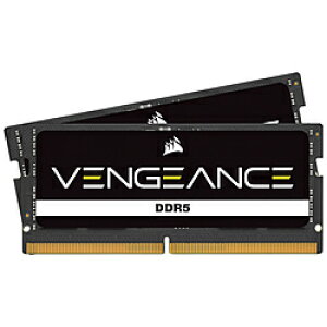 CORSAIR(RZA) ݃ VENGEANCE SODIMM DDR5(4800MT/s CL40) ubN CMSX32GX5M2A4800C40 mSO-DIMM DDR5 /16GB /2n CMSX32GX5M2A4800C40