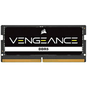 CORSAIR(RZA) ݃ VENGEANCE SODIMM DDR5(4800MT/s CL40) ubN CMSX16GX5M1A4800C40 mSO-DIMM DDR5 /16GB /1n CMSX16GX5M1A4800C40
