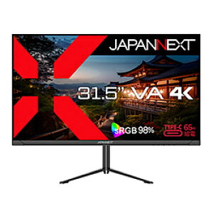 JAPANNEXT USB-Cڑ PCj^[ JN-V315U-HSPC6 m31.5^ /4K(3840×2160j /Chn JNV315UHSPC6