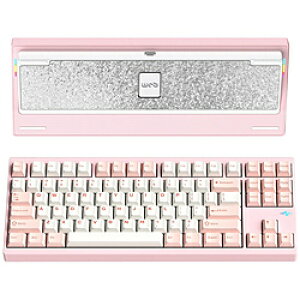 KIBU �L�[�{�[�h Crush 80 Pro(�p��z��) �s���N PC80REPINK �m�L���E���C�����X /Bluetooth�EUSB�n PC80REPINK �y864�z