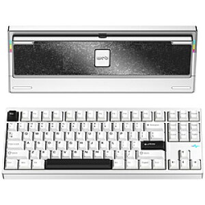 KIBU �L�[�{�[�h Crush 80 Pro(�p��z��) �V���o�[ PC80RESIL �m�L���E���C�����X /Bluetooth�EUSB�n PC80RESIL