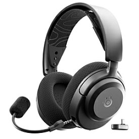 SteelSeries 61686 ゲーミングヘッドセット Arctis Nova 3P Wireless(PlayStation対応) ブラック ［ワイヤレス（Bluetooth＋USB-C） /両耳 /ヘッドバンドタイプ］ 61686