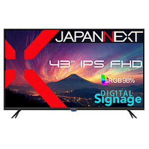 JAPANNEXT PC���j�^�[ 2�N�ۏ� JN-IPS43FHD2-U �m43�^ /�t��HD(1920×1080) /���C�h�n JNIPS43FHD2U