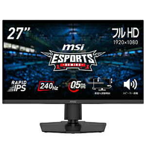 MSI(�G���G�X�A�C) MAG 272PF X24 �Q�[�~���O���j�^�[ �m27�^ /�t��HD(1920×1080) /���C�h /240Hz�n MAG272PFX24