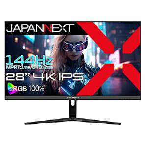 JAPANNEXT JN-IPS28G144U �Q�[�~���O���j�^�[ �m28�^ /4K(3840×2160�j /���C�h�n JNIPS28G144U