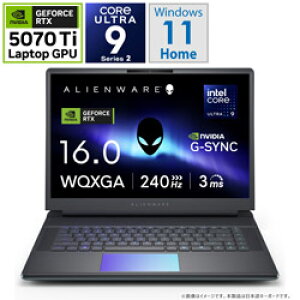 DELL(f) NAA96-FN Q[~Om[gp\R Alienware 16 Area-51(RTX 5070Ti) Lbh eB[ m16.0^ /Windows11 Home /intel Core Ultra 9 /F32GB /SSDF1TB /{ŃL[{[h /2025Năfn NAA96FN