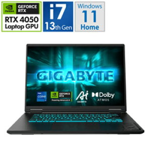 GIGABYTE(MKoCg) GAMING A16 CMHI2JP893SH Q[~Om[gp\R ubNX`[ m16.0^ /Windows11 Home /intel Core i7 /F16GB /SSDF512GB /{ŃL[{[h /2025N9fn GAMINGA16CMHI2JP8