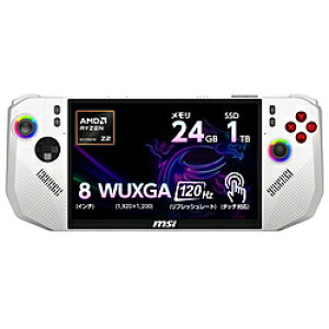 MSI(�G���G�X�A�C) CLAW-A8-BZ2EM-401JP �|�[�^�u���Q�[�~���OPC Claw A8 BZ2EM [Ryzen Z2 Extreme �u���b�N���z���C�g�iPolar Tempest�j �m8.0�^ /Windows11 Home /�������F24GB /SSD�F1TB /2025�N8�����f���n CLAWA8BZ2EM401JP
