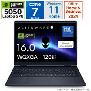DELL(f) Q[~Om[gp\R Alienware 16 Aurora(RTX 5050) C^[Xe[ CfBS NA66-FNHBC [16.0^ /Windows11 Home /intel Core 7 /F16GB /SSDF1TB /Office Home and Business /2025N9f] NA66FNH