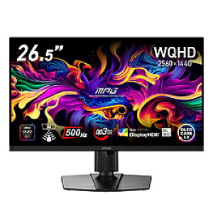 MSI(GGXAC) MPG 271QR QD-OLED X50 USB-CΉ Q[~Oj^[ m26.5^ /L@EL WQHD(2560×1440j /Ch /500Hzn MPG271QRQDOLEDX50