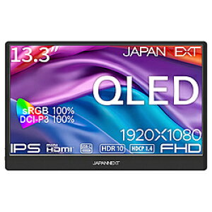 JAPANNEXT USB-Cڑ oCj^[ JN-MD-IQ1301FHDR-N m13.3^ /tHD(1920×1080) /Ch /60Hzn JNMDIQ1301FHDRN