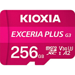 KIOXIA EXCERIA@PLUS@G3@microSDXCJ[h EXCERIAiGNZAj KMUH-C256G mClass10 /256GBn KMUHC256G