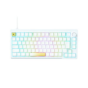 PRINCETON(�v�����X�g��) �Q�[�~���O�L�[�{�[�h(���s�b�h�g���K�[�Ή�) �z���C�g UP-MKGA75MTL-RT-J/W �m�L�� /USB�n UP-MKGA75MTL-RT-J/W