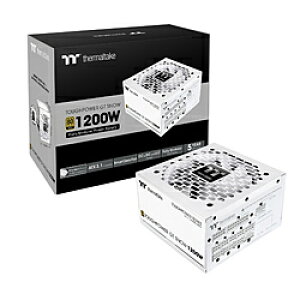 Thermaltake PC�d�� TOUGHPOWER GT/1200W ATX 3.1 Snow �z���C�g PS-TPT-1200FNFAGJ-W �m1200W /ATX /80PLUS Gold�n PSTPT1200FNFAGJW �ysof001�z [�U���s��] [����s��]