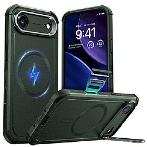 ESR iPhone Air (6.5�C���`�jMagSafe�Ή��A�B��X�^���h�t���A3�w�\���Ռ��z���n�C�u���b�h�P�[�X �I���[�u�O���[�� 1A88000401-Olive Green 1A88000401